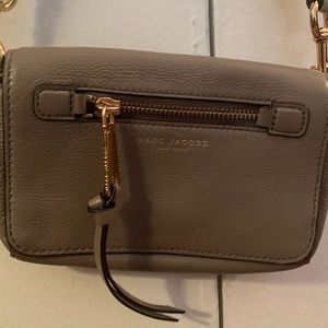 Marc Jacobs adjustable cross body bag in pewter